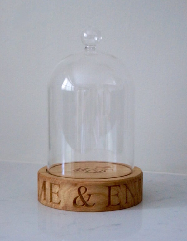 wooden-cake-board-with-dome-makemesomethingspecial.com