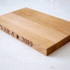 Oak wooden chopping board